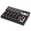 Audio Mixer With DSP Sound Effects 4 Channel DJ Controller Bluetooth Mixer USB Interface 3 Band EQ Phantom Powered Compact Design For Stage 4