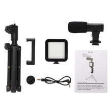 Content Creator Essentials Vlogging Kit For Smartphones iPhones Android Tablets DSLR Cameras Online Live Streaming Video Conference YouTube Instagram
