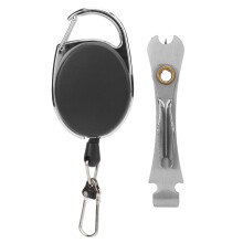 Hook Eye Cleaner Fishing Line Nipper Cutter Multi Function Fishing Nipper Stainless Steel Tool Retractable Zinger Quick Knot Tying Compact Pocket
