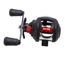 Baitcaster Reel with Carbon Fiber Drag System, 18+1 Double Sealed Bearings Fishing Reel, Advanced Brake System with Magnetic Control, High Strength
