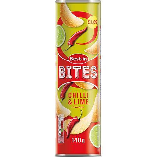 Bestin Bites Chilli & Lime 140g (Pack of 12)