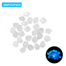 Glow Stones for Aquariums and Pathways - Resin Multicolor 200g