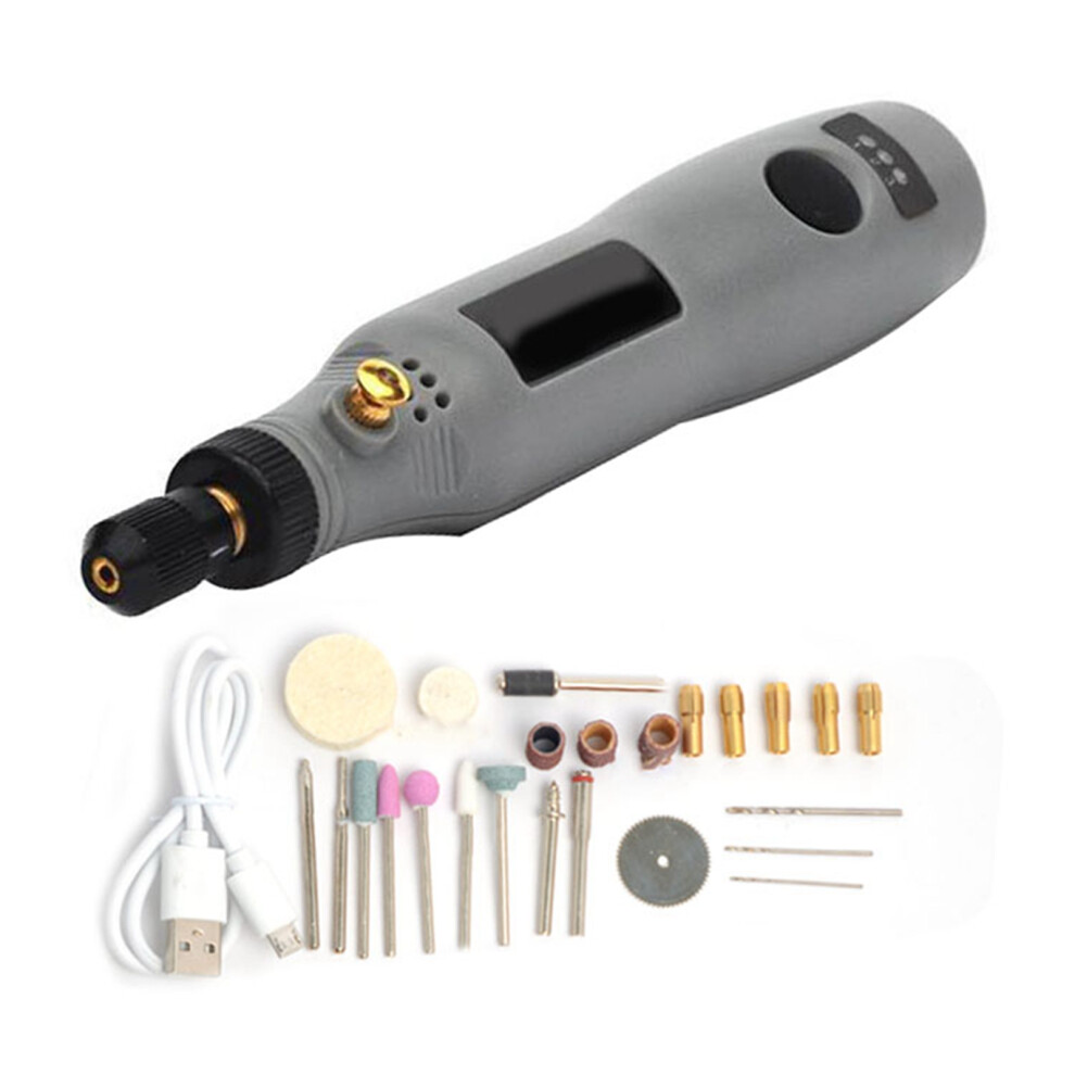 Electric Mini Grinder With Adjustable Rpm Settings For Engraving Polishing And Trimming Tasks Cordless Rotary Tool For Versatile Diy Use 9175034358647
