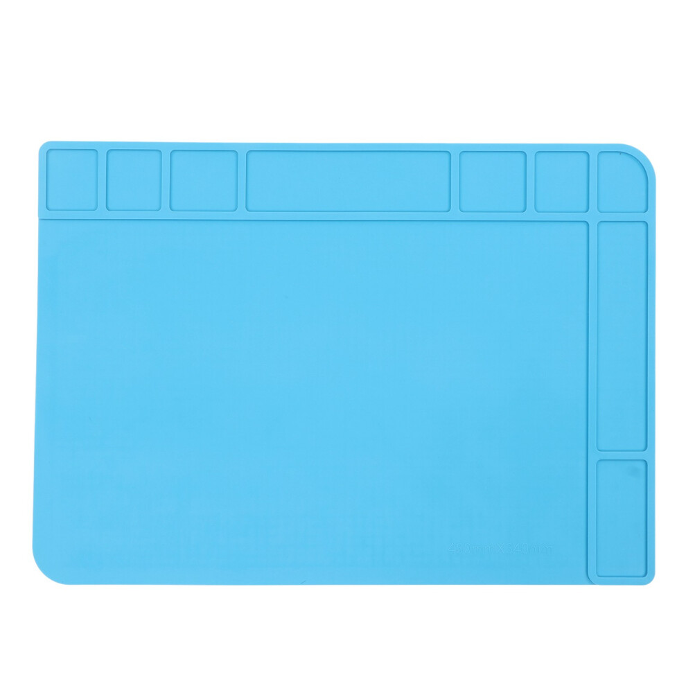 Durable Silicone Soldering Mat High Temperature Resistant With Anti Static Properties And Portable Design For Electronics Watch Laptop Repairs 9175034358609