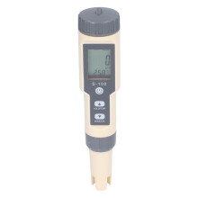 Digital Pool Water Tester With Humanized Design And Backlight Display, 5 In 1 PH Meter Featuring ATC And TDS EC Salinity Measurement Suitable For