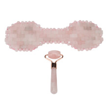 Soothing Comfort Eye Mask Natural Rose Quartz Crystal Reusable Promote Sleep Relieve Eye Fatigue Anti Aging Hot Cold Therapy For Facial Relaxation