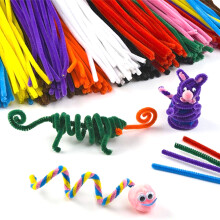 Art & Craft Pipe Cleaners Multi Color Flexible Pipe Cleaners Christmas Craft Bulk Art Chenille Stem DIY Arts Creative Home Decoration Versatile Craft