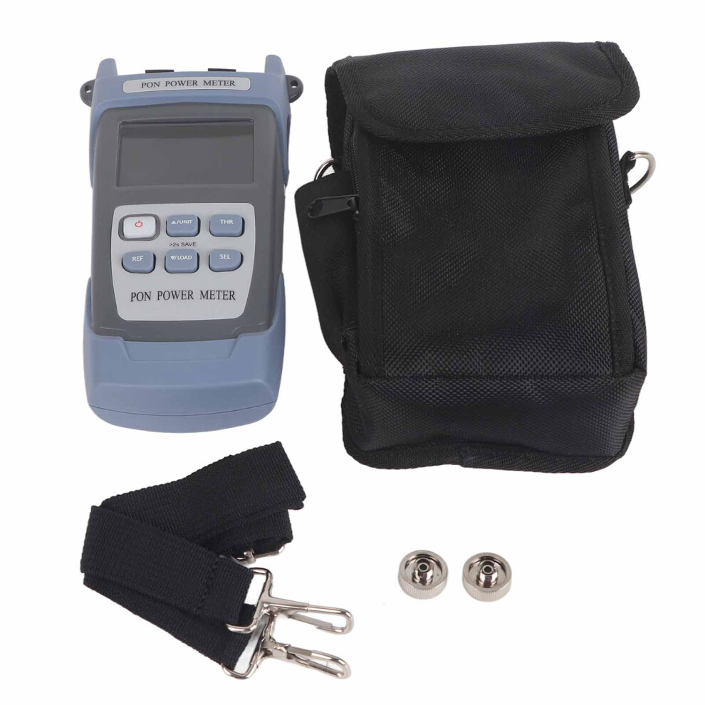 Fiber Optic Power Meter Tester Tool Seven Calibrated Wavelengths Wide Measurement Range Portable Fiber Optical Power Meter Compact Design Large 9175034363566