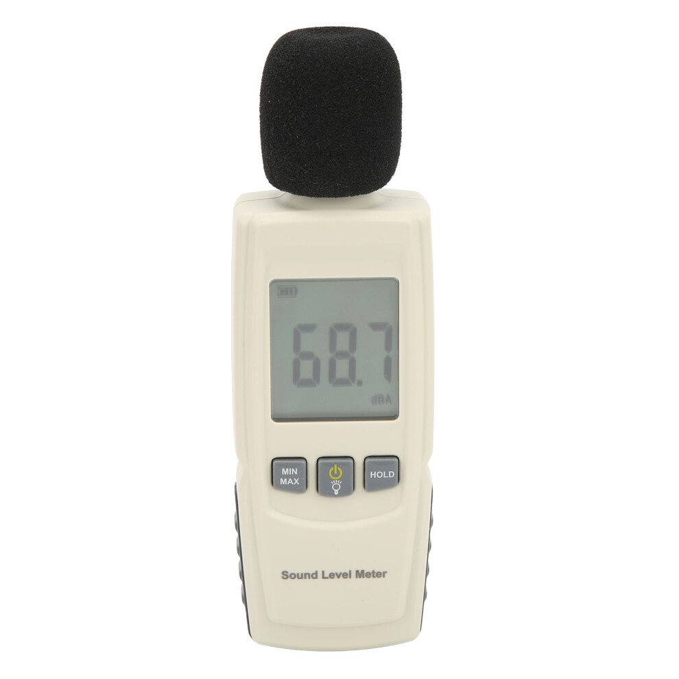 Noise Tester Digital Sound Level Meter Decibel Meter High Accuracy Sound Pressure Level Lcd Display Portable Design Environmental Noise Measurement 9175034363405