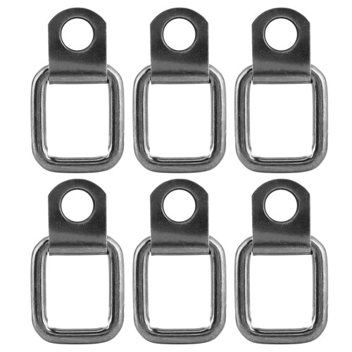 Breaking Strength Rated D Ring Anchors Bolt On Installation Surface Mounted Tie Down Anchor High Strength Steel Multi Function Corrosion Resistant