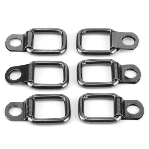 Breaking Strength Rated D Ring Anchors Bolt On Installation Surface Mounted Tie Down Anchor High Strength Steel Multi Function Corrosion Resistant 1