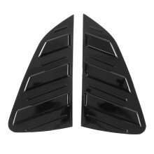 Air Vent Scoop Shades for 2016-2020 Vehicles, Rear Side Window Louvers with Aggressive Look, Side Air Vent Cover in Durable ABS Plastic, Glossy Black