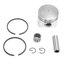 Replacement Piston Ring for 49cc 2-Stroke Engines, New Bulk Packed A101000090 Model with 44mm Bore Compatibility, Includes Little End Bearings for