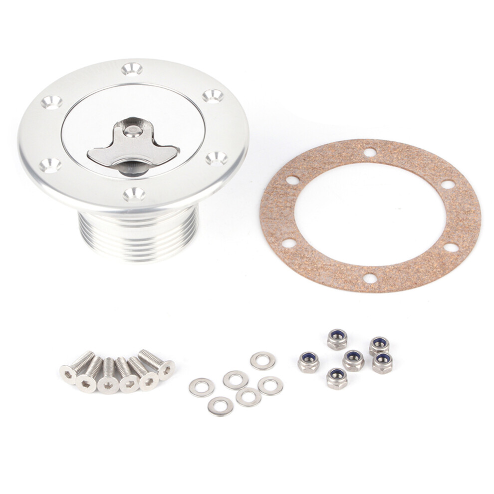 Bolt Gasket For Fuel Cell Systems, Flush Mount Aluminum Alloy Fill Neck Gasket With Surge Tank Cap Fit, Aluminum Cells Precision Sealing Component 9138057778656
