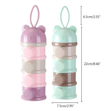 Detachable Milk Container Stackable Food Snacks Storage Box With Safe And Healthy Material Baby Snack Storage Container Portable Home Storage Baby