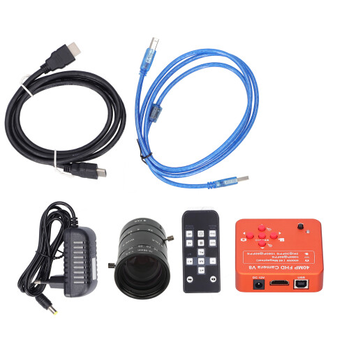 Digital Microscope Camera for Industrial Use HD Multimedia Interface C Mount Lens High Resolution Clear Vision Support Multiple Systems Portable