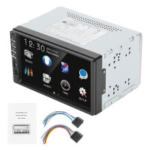 Car Audio Receiver With Mirror Link Function And IPS HD Screen, Upgraded Bluetooth 5 1 Version For Seamless Wireless Connection In 7 Inch Double Din