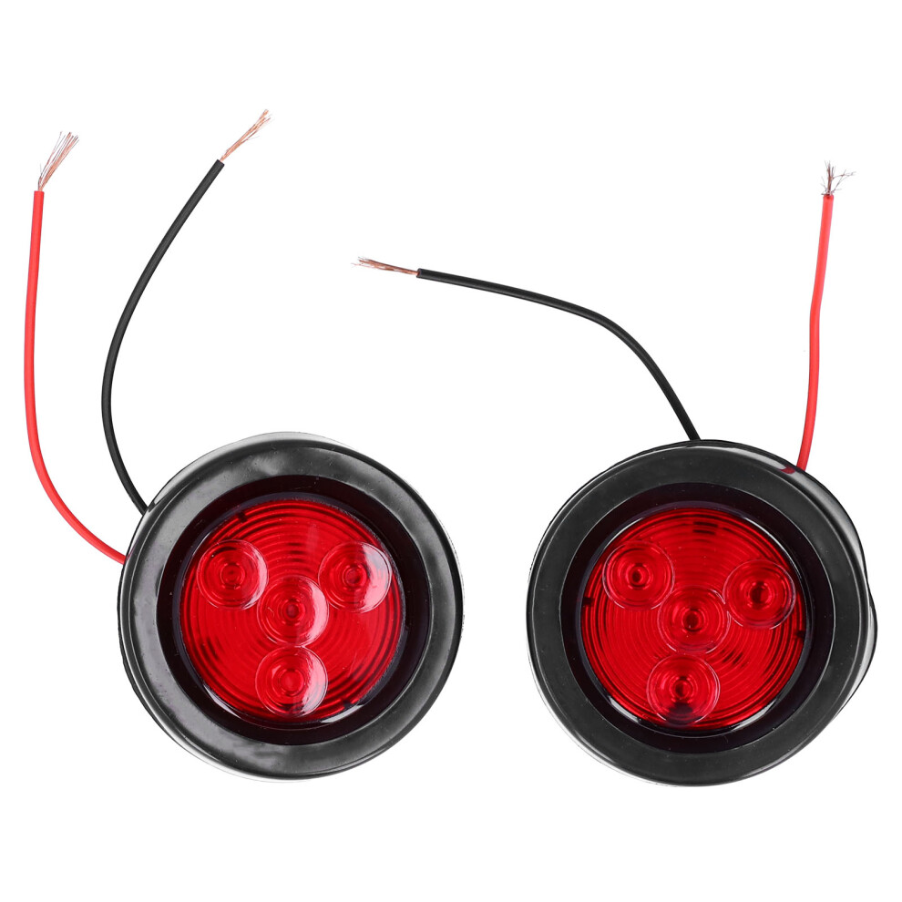 Waterproof Housing Led Marker Flush Mount Side Marker Universal Fit Easy Installation Clearance For Trucks Trailers Buses Campers Light 9175034369773