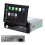 Single Din Car Multimedia Receiver with Apple Carplay Technology, Touchscreen Flip Out Stereo System with Android Auto Bluetooth and Backup Camera, 8