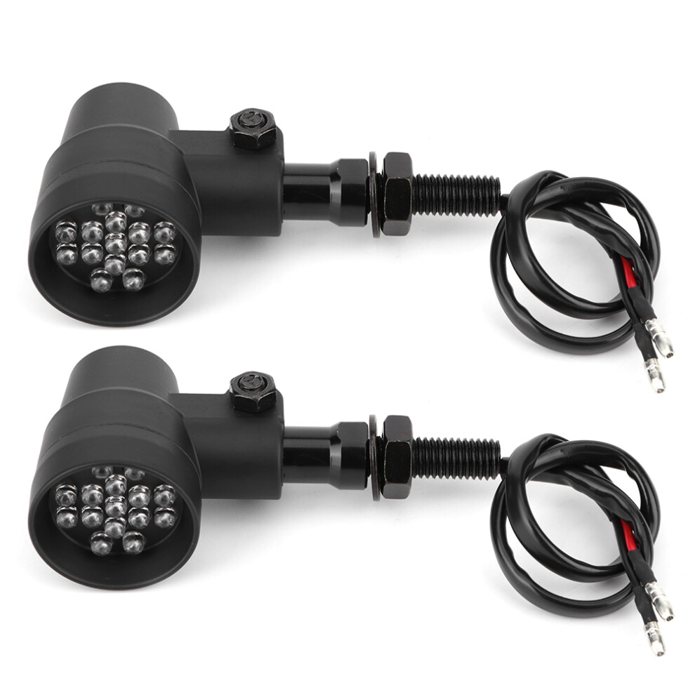 Brake For Motorcycle Tail, Led Turn Signal Blinker With Beam Bullet Design High Lumens Output, Easy Installation Universal Fit For Light/Amber/Red 9175034372780
