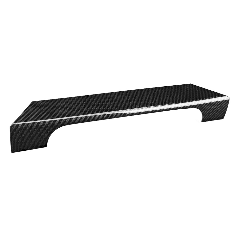 Center Console Cover Trim In Carbon Fiber Style, Automotive Grade Carbon Fiber Finish Interior Decoration With Easy Installation Double Adhesive 9175034372964