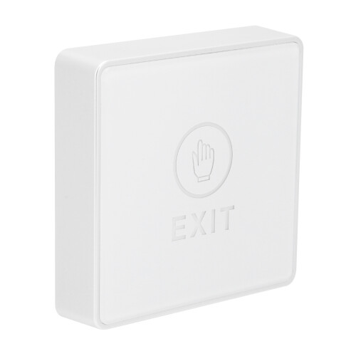 No Touch Infrared Exit Button with LED Ring, Stainless Steel Panel IR Sensor Door Access Control Switch NO NC Output Contact Operating Distance 12CM 2