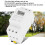 Automatic Power Control Timer With Adjustable ON OFF Settings Digital Timer Switch Programmable Time Control Built In Backup Battery Strong Anti 8