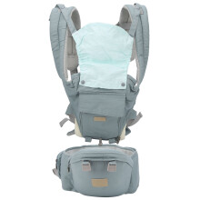 Newborn To Toddler Baby Carrier With 35 Degree Stool Design, Adjustable 6 In 1 Hip Seat Featuring Soft Cotton Fabric And Windproof Sunshade