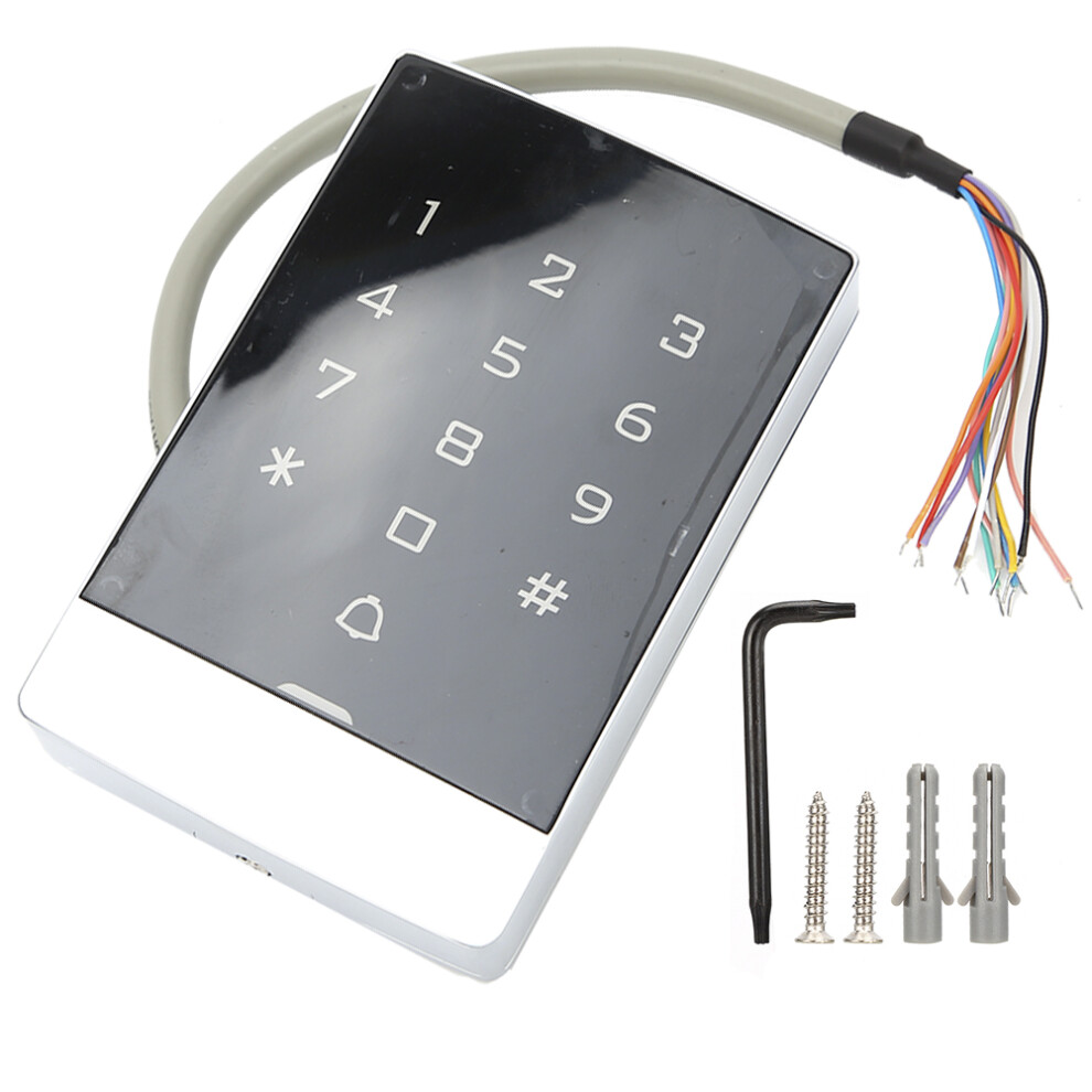 Smart Wifi Access Control System With Password Rfid Card Unlocking, Waterproof Ip67 Luminous Keypad Door Lock Opener With Tuya App Remote Control For 9138057789348