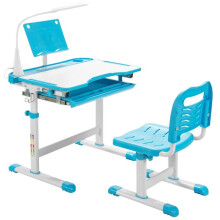 Lot de bureau et chaise pour enfants 71 x 38 x 79 cm réglable avec