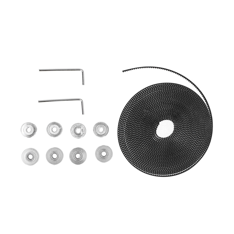 Rubber Fiberglass Reinforced Timing Belt For 3D Printer Open Timing Belt High Transmission Efficiency 6Mm Width Timing Synchronous Belt No Slip Long 9175034381720