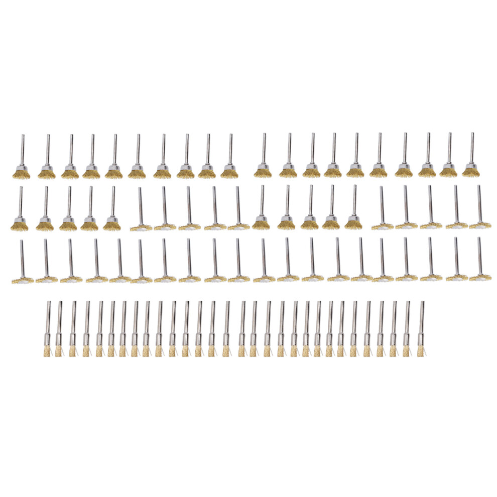 Cleaning Brush Kit Polishing Wheels For Rotary Tools Deburring Tools Surface Finishing Brass Brushes With Rust Removal Capability Compatible With 9175034382055