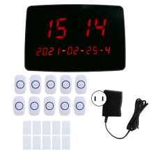 Wireless Calling System For Home And Hospital Use, Expandable Call Buttons With Long Range Signal Waterproof Buttons Adjustable Alert Tones Voice
