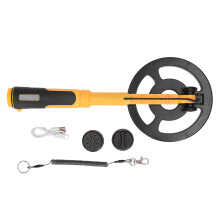 Waterproof Metal Detector With Advanced DSP Chip Underwater Metal Detector Rechargeable Battery Type-C Interface LCD Display Diving Mode Two Button