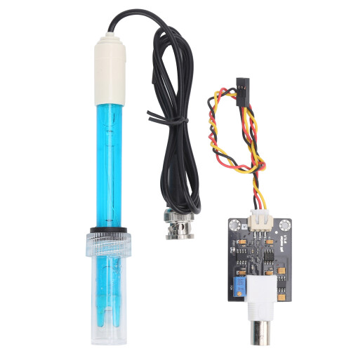 Water Quality PH Sensor 0-14PH Measuring Range Sturdy Probe Fast Response Accuracy 0.1PH Long Cable Length Automatic Temperature Compensation
