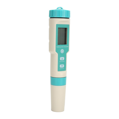 pH Tester With Digital LCD Backlight And Salinity Measuring Capabilities, 7 Functions Integrated In One Device, Automatic Temperature Control And 1