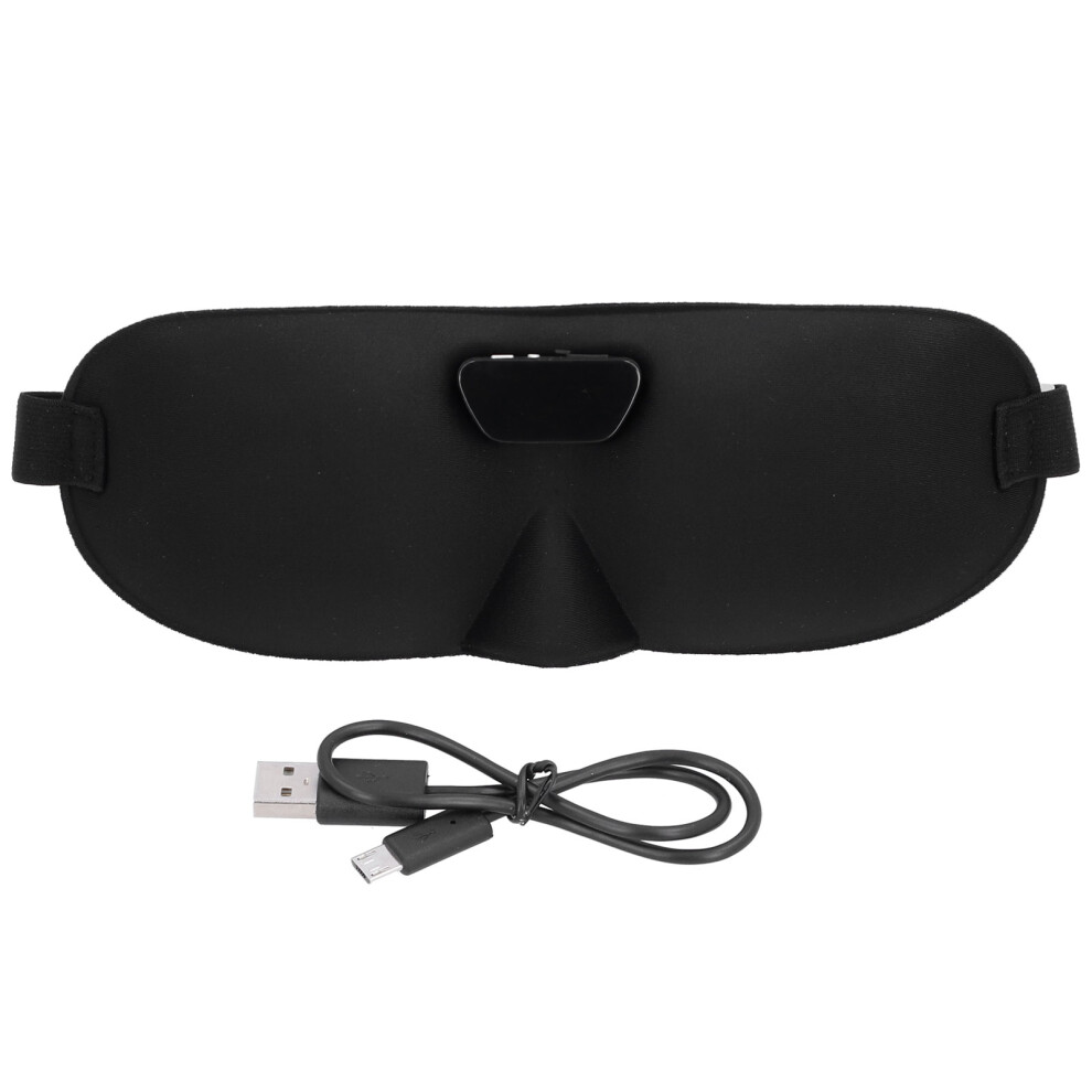 Blackout Eye Mask For Side Sleepers, Contoured Design Sleep Mask For CPAP Users - Sensory Deprivation Eye Cover That Ensures Zero Pressure And