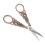 Copper Plated Metal Sharp Points for Detail Work Lightweight Design Multifunctional Sewing Scissors Durable and Sharp Ergonomic Handle Vintage 1