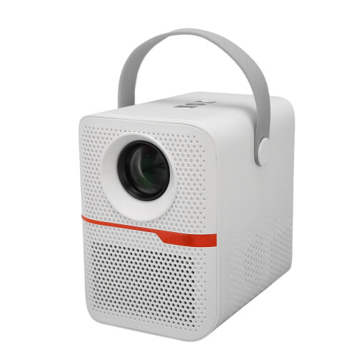 Cinematic Clarity Projector With Automatic Vertical Correction Smart Mini Projector 4K Support Native 1080P Resolution WiFi 6 Bluetooth Built-In Apps 2