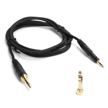 Upgraded Cable for Sennheiser Headphones High Frequency Clarity with Gold Plated Connector Copper and Silver Mixed Material Reliable and Crisp Sound