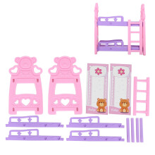 Pretend Playset For 12 Inch Baby Dolls, Care Giving Experience With Easy Assembly Furniture Harmless Material And Decorative Style Ideal Gift For