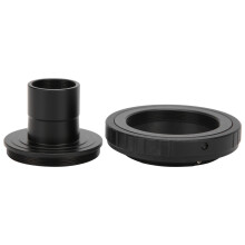 Ring Adapter For Nikon Dslr, Prime Focus Photography Telescope Camera Adapter Smooth Threaded And Bayonet Surfaces Durable Anodized Aluminum