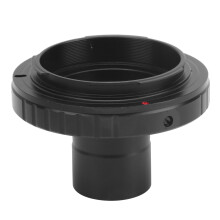 Lens Adapter Ring for Canon EOS SLR Camera with T Mount Telescope Compatibility, Featuring CNC Metal Construction and Anodized Aluminum Finish,