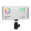 Smartphone Controlled RGB Lighting Panel With Light Diffuser And Camera Mount, Dimmable LED Video Light Featuring High CRI Rating And Color 3