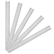 Stainless Steel Shaft for Industrial Robotics, High Quality D-Profile Shaft 6mm Compatible with Gobilda TETRIX FTC Components, Robust Stainless Steel