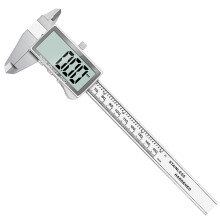 Vernier Caliper Measuring Tool Digital Stainless Steel Caliper with Easy Reading Large LCD Screen and Auto Shut-Off Function for Hobbyist and