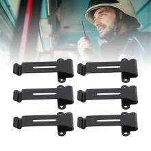 Heavy Duty Metal Belt Clip for Linton LT-6100 Radio (6pcs with Screws)