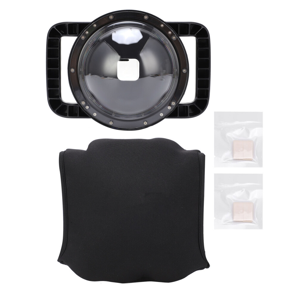 Waterproof Housing For Gopro Hero 13-9 Dome Port With Trigger And Floating Grip, Underwater Dome Lens For 50/50 Water And Sky Photography, Black 9175034404238