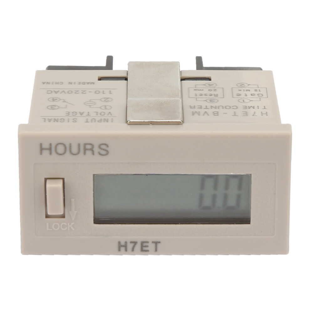 Industrial Digital Counter Unit, Accurately And Reliably With 6 Digit Lcd Display, No Mechanical Wear Long Life Easy To Install Built-In Lithium 9175034406805