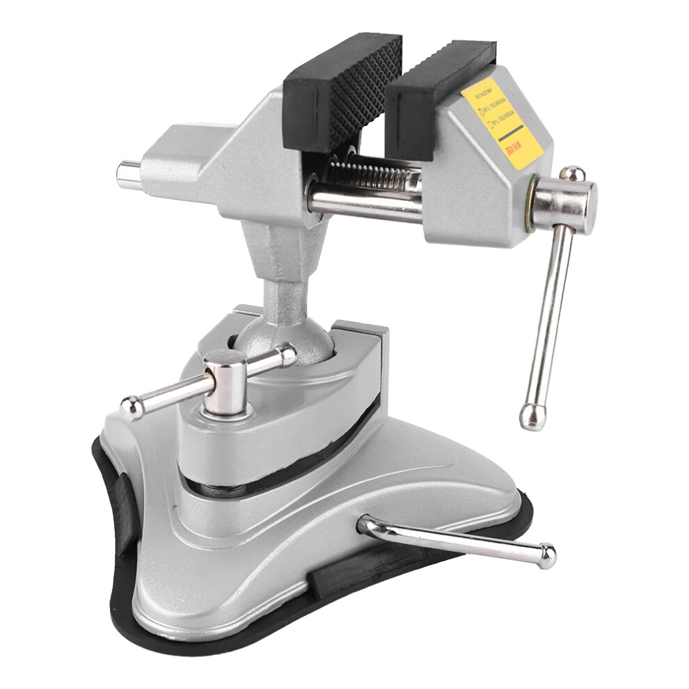 Work Holding Tool With Powerful Suction And Precision Die Cast Body Vacuum Base Vise For Smooth Work Surface Featuring 360 Degree Swiveling Head 9175034407178